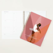 Danseuse noire Nom moderne Illustration minimale (Devant avec enveloppe)
