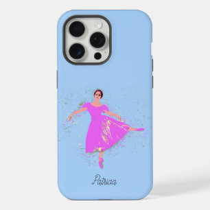 Danseuse Prima Ballerina Robe Rose Personnalisée