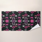 Danseuse rose Motif Décor Maison (Serviette de bain)