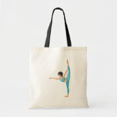Danseuse Stretching Dance Exercice Sac fourre-tout (Devant)