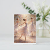 Danseuses de ballet. Carte postale (Debout devant)