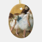Dansexamen van Edgar Degas, Antiek Ballet Keramisch Ornament (Achterkant)