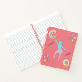 Dansez carnet en spirale avec les coeurs & tourbil (Intérieur)