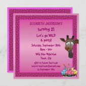 Dansez jusqu'à ce que vous lâchiez les Invitations (Devant / Derrière)