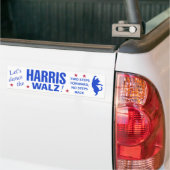 Dansez le Sticker Harris Walz Bumper (Sur camion)