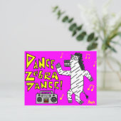 Dansez Zebra Dance ! Carte postale (Debout devant)