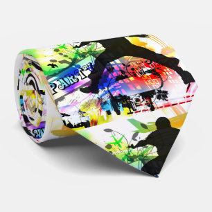 Dansfeestgraffiti Stropdas