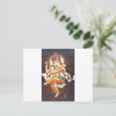 dansganesha briefkaart (Staand voorkant)