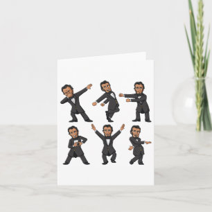 Dansing Abraham Lincoln 4 juli jongens Kind meisje Kaart
