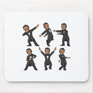 Dansing Abraham Lincoln 4 juli jongens Kind meisje Muismat