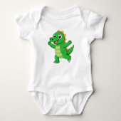 Dansingsalligator Romper (Voorkant)