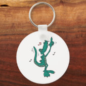 Dansingsalligator Sleutelhanger (Voorkant)