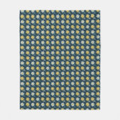 Dansingsdaffodil Fleece Deken (Voorkant)