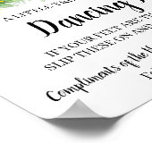 Dansingsfeet Teenslippers Weddenschap Zonnebloem Poster (Hoek)