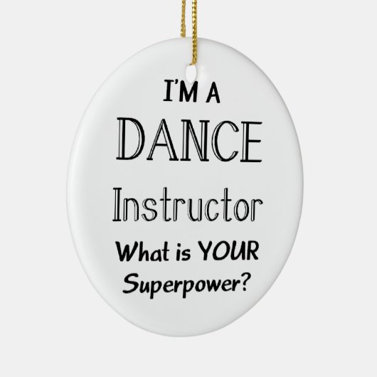 dansinstructeur keramisch ornament (Rechts)