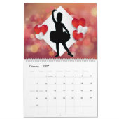 Danskalender Kalender (Feb 2027)