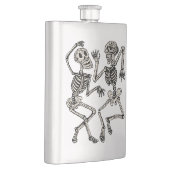 Danskeletkolf op dag van de dodendansende kelet heupfles (Rechts)