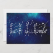 Danskeleton Halloween Party Dance Party cool Kaart (Voorkant)