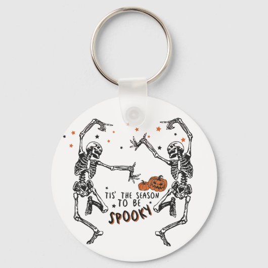 Danskeletten Halloween Sleutelhanger (Voorkant)