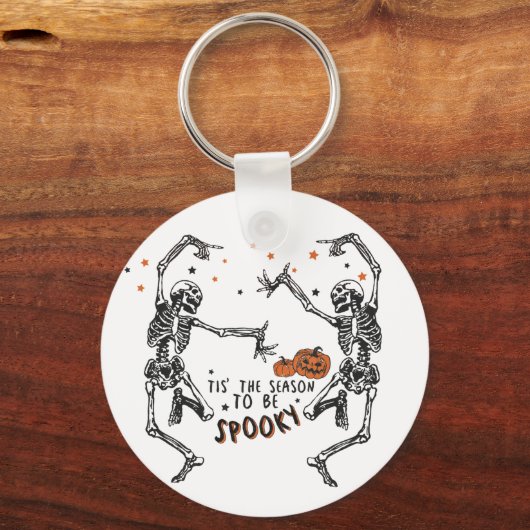 Danskeletten Halloween Sleutelhanger (Voorkant)