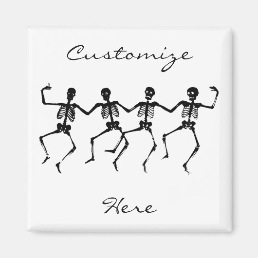 Danskeletten Halloween Thunder_Cove Magneet (Voorkant)