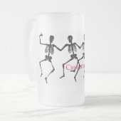 Danskeletten Halloween Thunder_Cove Matglas Bierpul (Voorkant links)