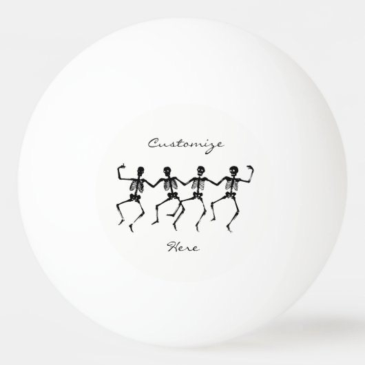 Danskeletten Halloween Thunder_Cove Pingpongballen (Voorkant)