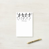 Danskeletten Halloween Thunder_Cove Post-it® Notes (Op bureau)