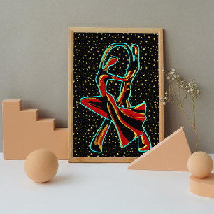 Danskoppel Foto Afdruk