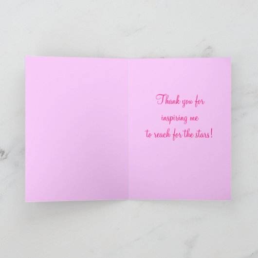 Dansleraar Bedankt Ballerina met Sterren (Binnen)