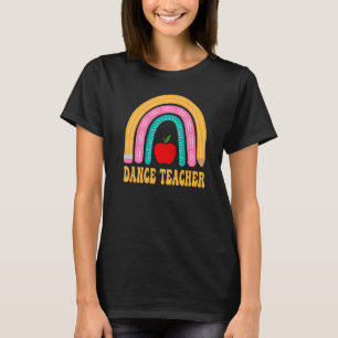 Dansleraar Regenboog Potlood Terug naar school Waa T-shirt