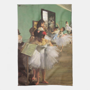 Dansles door Degas, Vintage Impressionisme Ballet Theedoek
