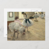 Dansles van Edgar Degas Briefkaart (Voorkant / Achterkant)