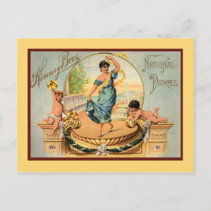 Danslessen Briefkaart