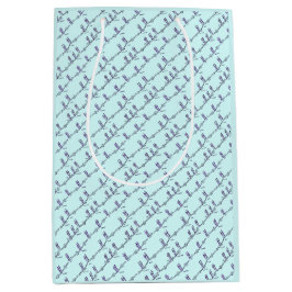 Danslessen Cadeau Zak (Blauw) Medium Cadeauzakje