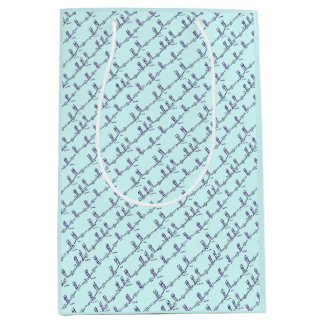 Danslessen Cadeau Zak (Blauw) Medium Cadeauzakje