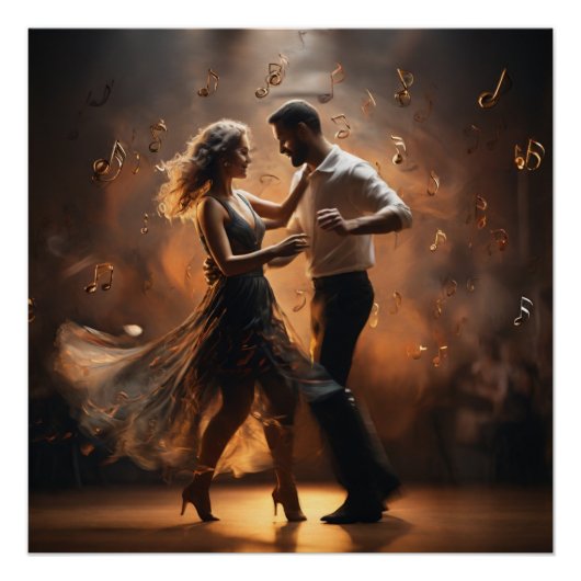 danslessen perfect poster (Voorkant)