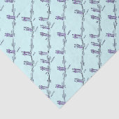 Danslessen Tissuepapier (Blauw) (Detail)