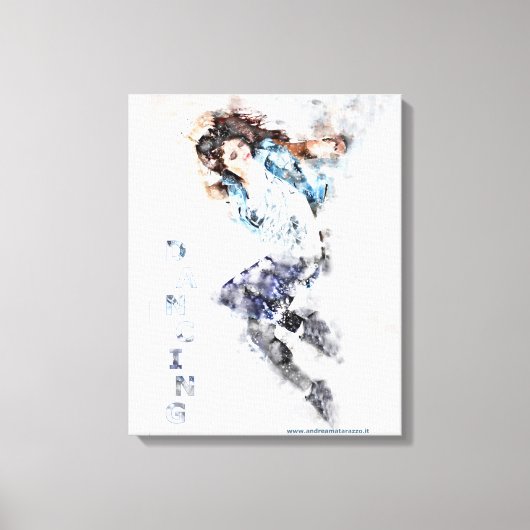 Dansmeisje Canvas Afdruk (Voorkant)