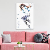 Dansmeisje Canvas Afdruk (Insitu (Woonkamer))