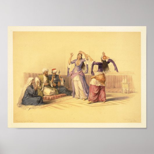 Dansmeisjes in Caïro Poster (Voorkant)