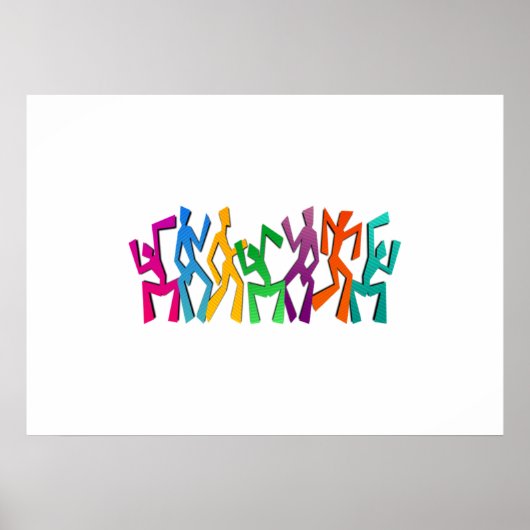 Dansmensen Poster (Voorkant)