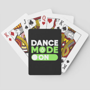 Dansmodus ingeschakeld pokerkaarten