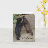 Dansons ! Carte de correspondance (Fleur jaune)