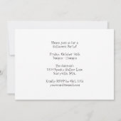 Dansons de danse des invitations à la fête d'Hallo (Dos)