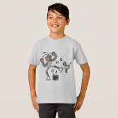 Dansrobot T-shirt (Voorkant volledig)
