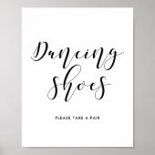 Dansschoenen bruiloft poster (Voorkant)