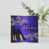 Dansschoenen - Fantastische uitnodiging voor 50e v (Staand voorkant)