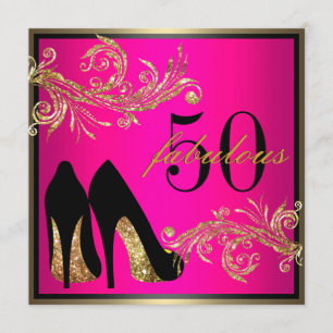 Dansschoenen - Fantastische uitnodiging voor 50e v