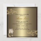 Dansschoenen - Fantastische uitnodiging voor 50e v (Achterkant)